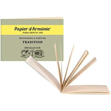 Papel de Arménia, caderno de 36 lâminas, desinfetante natural para purificar e perfumar o ar