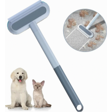 Rullo rimuovi peli per animali domestici con manico lungo, riutilizzabile per la pulizia di gatti e cani, divani, letti e tappeti.