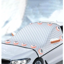 Windschutzscheibenabdeckung für den Winter mit 10 Magneten, faltbarer Schnee- und Frostschutz für Pkw und SUVs