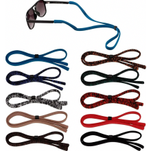 Pacote com 10 tiras ajustáveis para óculos esportivos, cordões de segurança para óculos de sol e de leitura.