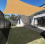 Toldo de sombra retangular impermeável 3 x 4 m com 98% de proteção UV e cordas para jardim, pátio e camping. 1