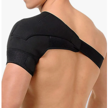 Alça de suporte de ombro ajustável em neoprene para estabilidade e ombros artríticos, esquerda ou direita, unissex