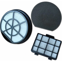 Conjunto de filtros para aspirador de pó compatível com a série BBZ152EF sem saco, 2 filtros de reposição de plástico.