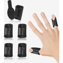 Conjunto de 5 Talas para Dedos para Dedo em Gatilho, Dedos Fraturados e Artrite, Suporte para o Polegar