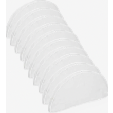 Pacote com 10 capas protetoras para ombros de roupas, sacos plásticos para ternos, casacos e jaquetas, organizadores de guarda-roupa.