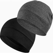 Touca de ciclismo leve em algodão, fina e confortável para usar sob o capacete, ideal para homens e mulheres, perfeita para dormir e correr.