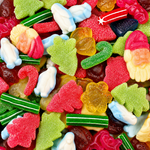 (Christmas Mix) Small Sweet Jar - Retro & Traditional Sweets