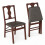 Costway Set of 2 Upholstered Chairs 1