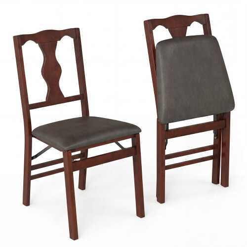 Costway Set of 2 Upholstered Chairs