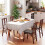 Costway Set of 2 Upholstered Chairs 5