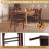 Costway Set of 2 Upholstered Chairs 9