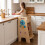 Costway Kids Kitchen Step Stool Helper with Adjustable Height & Removable 6