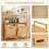 Costway 27L Bamboo laundry basket 10