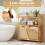 Costway 27L Bamboo laundry basket 11