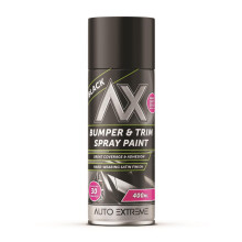 RAPIDE Auto Extreme AX Bumper & Trim Spray Paint Smooth Satin Finish Black 400ml