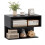 Costway Floating Nightstand Wall Mounted Bedside Table with Storage Shelves 1