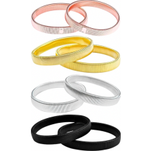 4 Pairs Elastic Sleeve Garters for Men and Women, Multicolour Anti-Slip Metal Shirt Sleeve Holders