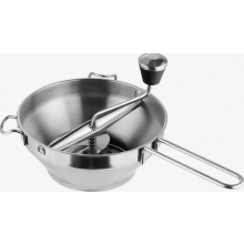 Stainless Steel Food Mill with 3 Interchangeable Discs for Mashed Potatoes, Sauces and Purees