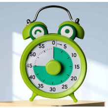 Visual Timer for Children, 60-Minute Countdown Clock for ADHD and Autism, School and Nursery, Green