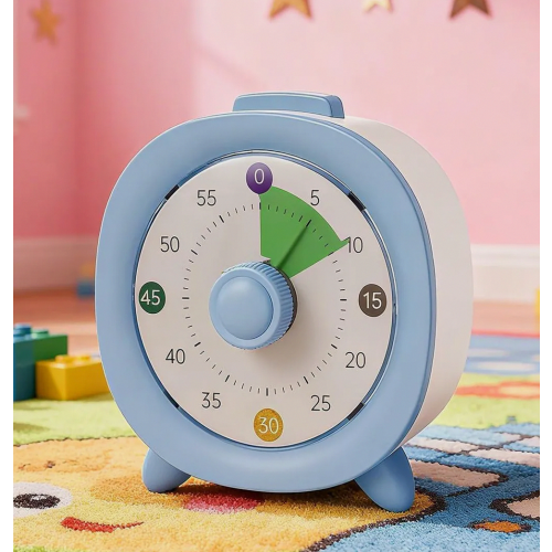Visual Timer for Children, 60 Minute Countdown Timer for Desk, Classroom, Office and Kitchen