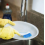Plastic Dish Scrub Brushes with Suction Cups, 3 Pack, Durable Bristles for Sinks, Dishes, Pots and Pans 3