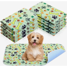 6 Washable Dog Pee Pads 60 x 40 cm, Reusable Puppy Mats, Absorbent Waterproof Non-Slip Odour Control