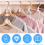 100 Pack Cascading Hanger Hooks, Space Saving Clothes Hanger Connectors, White Plastic for Wardrobes 5