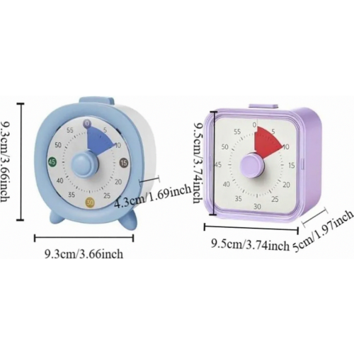 Visual Timer for Children, 60 Minute Countdown Timer for Desk, Classroom, Office and Kitchen 1