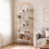 Costway 174 cm Freestanding Bookshelf with Metal Frame 5