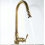 Antique Bronze Copper Kitchen Tap, Single-Hole Mixer with Pull-Out Sprayer for Home Kitchens 3