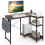 Costway L-Shaped Computer Desk with Integrated Charging Hub 2