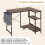 Costway L-Shaped Computer Desk with Integrated Charging Hub 3