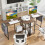 Costway L-Shaped Computer Desk with Integrated Charging Hub 6