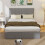 4ft6 Double Ottoman Bed with Gas Lift Storage - Grey 3