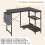 Costway L-Shaped Computer Desk with Integrated Charging Hub 3