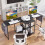 Costway L-Shaped Computer Desk with Integrated Charging Hub 6