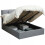 4ft6 Double Ottoman Bed with Gas Lift Storage - Grey 1