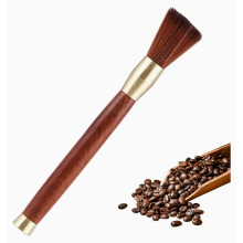 Coffee Machine Cleaning Brush, Espresso Grinder Brush with Wooden Handle for Portafilter and Kitchen