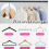 50 Pack Clothes Hanger Connector Hooks, Space Saving Cascading Clips for Home Wardrobe Organisation 2