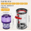 Dust Bin and Filter Replacement Parts for Cordless Vacuum Cleaner, Dust Container, Waste Collector 2