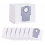 8 Pack Dust Bags for Robot Vacuum Auto Empty Stations, Replacement Dust Collection Bags, Accessory Set 1