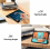 Tablet Case Compatible with 10th Generation 10.9 Inch Device, Shockproof Cover with Pencil Holder, Clear Back, Black 5