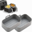 2 Pack Silicone Air Fryer Baskets, Reusable Replacement Cooking Accessories for Kitchen Ovens, Grey 1