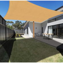 Waterproof Shade Sail 3 x 4 m, Rectangular 98% UV Protection Canopy with Ropes for Garden Patio Camping