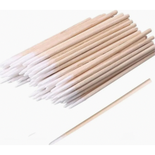 500 Biodegradable Pointed Cotton Swabs, Precision Tips for Makeup, Nail Cleaning and Eyebrow Tattoo, 100 per Pack