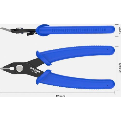Precision Side Cutters for Electronics and Wire Cutting, Ideal for Model Making and DIY Repairs 1