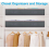 4 Pack 90L Underbed Storage Boxes with Lids, Foldable Organisers for Clothes, Duvets and Bedding, Grey 3