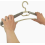 5 Pack Large Extendable Suit Hangers, High Quality Plastic Clothes Hangers for Wardrobes, Grey 5