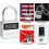 Digital Timed Padlock with LCD Display, 99-Hour Timer, USB Rechargeable, Silver Security Lock for Phone Use Control 5