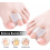 10 Pack Gel Toe Separators for Bunion Relief, Overlapping Toes, Transparent Silicone Toe Spacers 5
